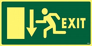 יציאה EXIT למטה יציאה EXIT למטה