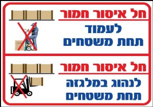 חל איסור חמור לעמוד על משטחים חל איסור חמור לעמוד על משטחים