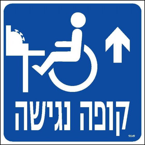 קופה נגישה ישר 20 × 20 cm